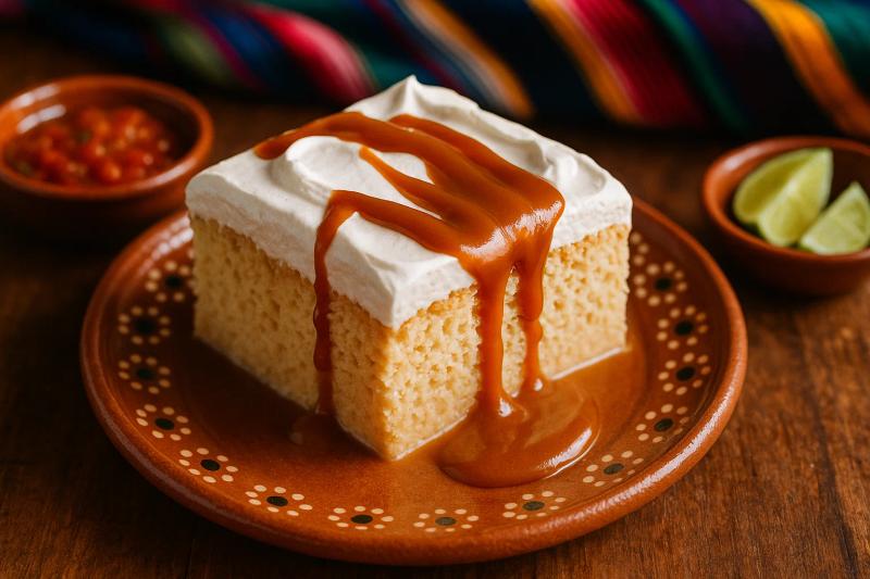 Pastel Tres Leches de Cajeta