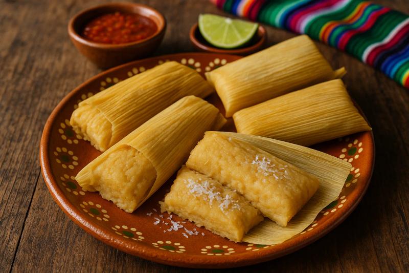 Tamales de Dulce de Coco