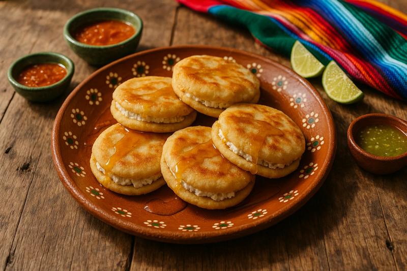 Gorditas de Requesón con Miel