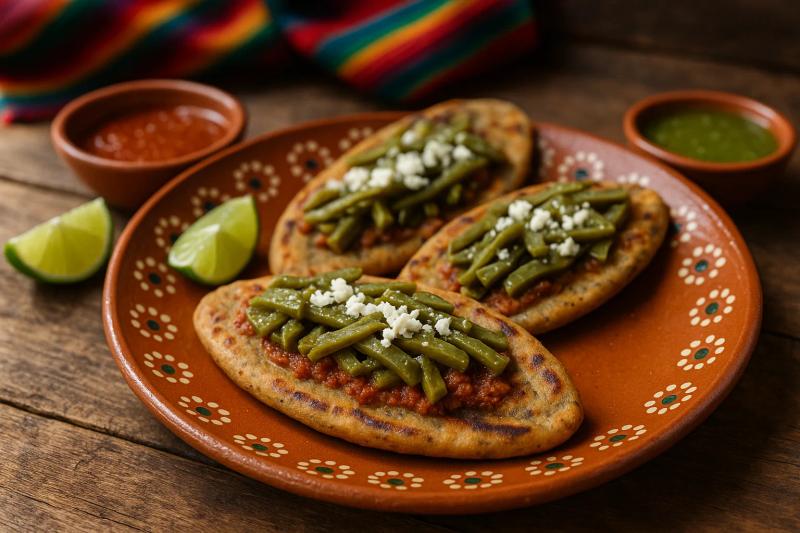 Tlacoyos de Chicharrón