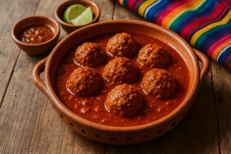 Albóndigas en Salsa de Chipotle