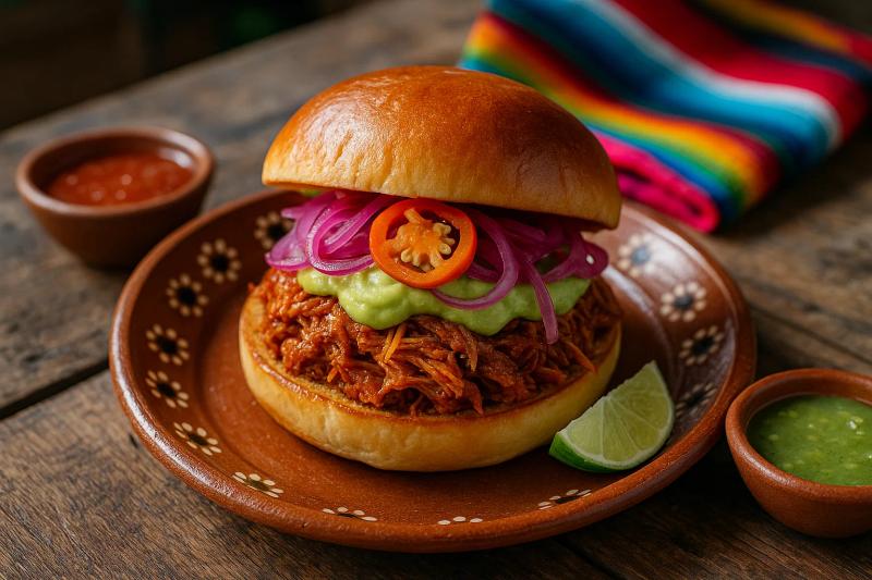 Hamburguesa de Cochinita