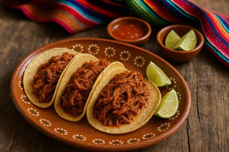 Tacos de Tinga de Res