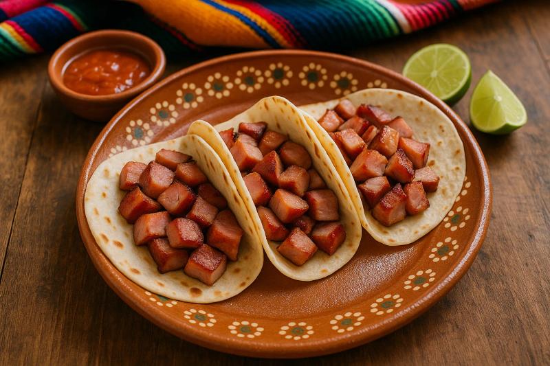 Tacos de Chuleta Ahumada