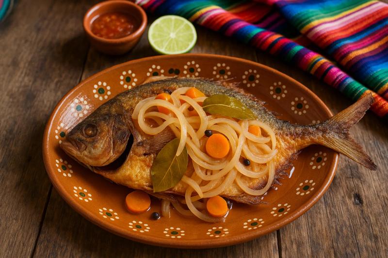 Pámpano en Escabeche
