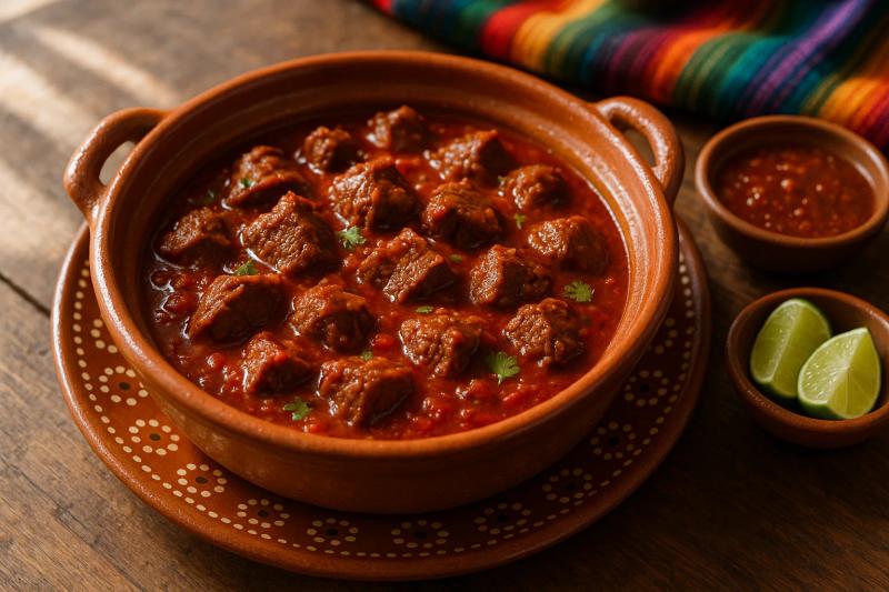 Estofado de Res en Chile Morita