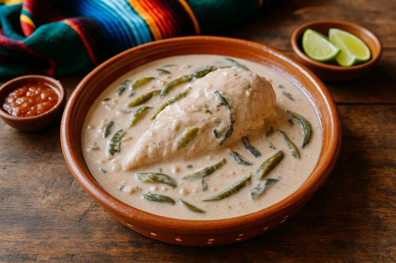 Pollo en Salsa de Nuez