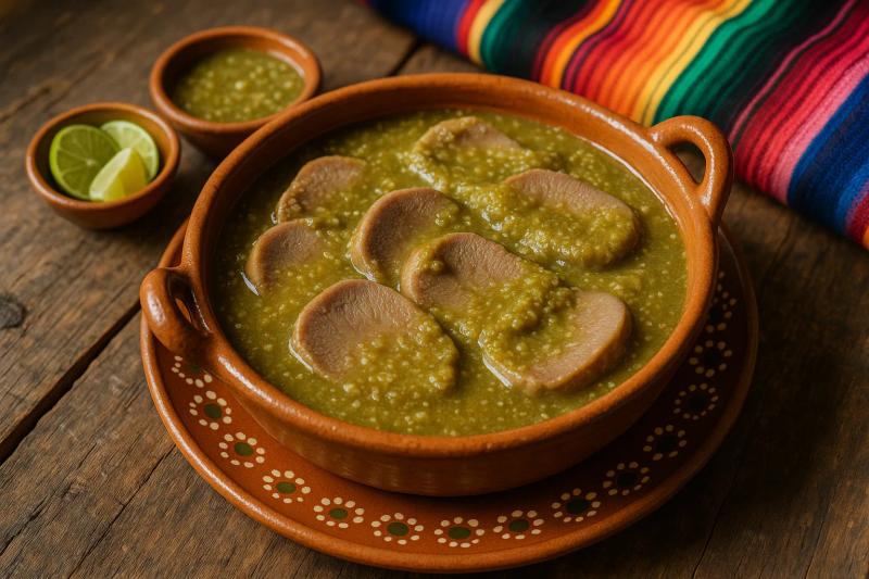 Lengua en Salsa Verde