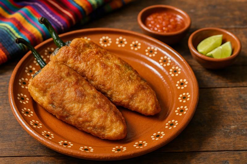 Chiles Rellenos de Picadillo de Res