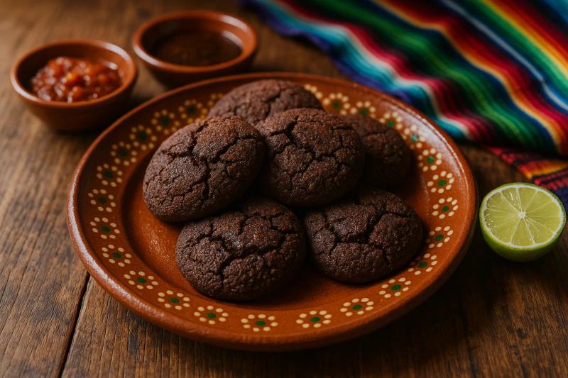Mexican Hot Chocolate Cookies