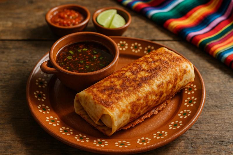 Birria Grilled Cheese Burrito