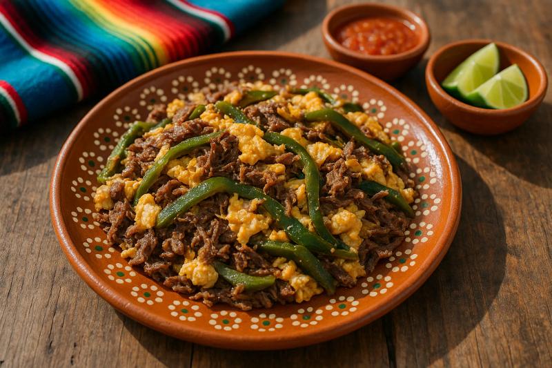 Machaca con Rajas