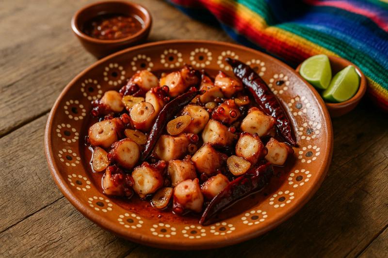 Pulpo al Ajillo