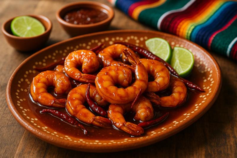 Camarones en Salsa de Tamarindo