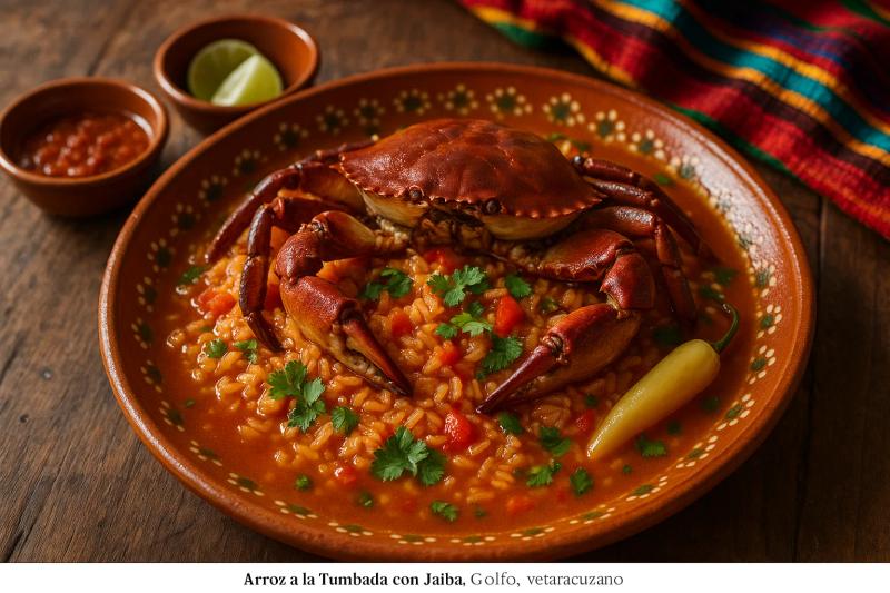 Arroz a la Tumbada con Jaiba