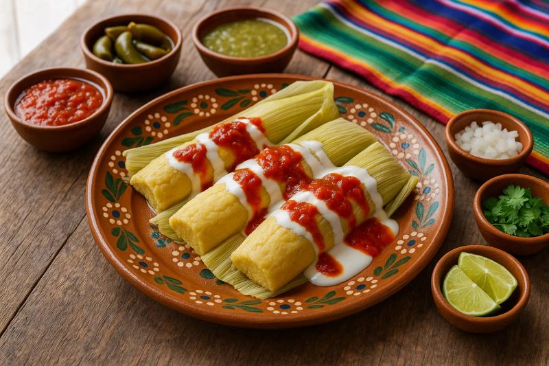 Huchepos con Crema y Salsa