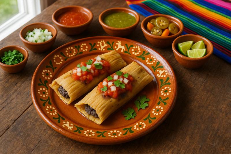 Tamales de Frijol Veganos