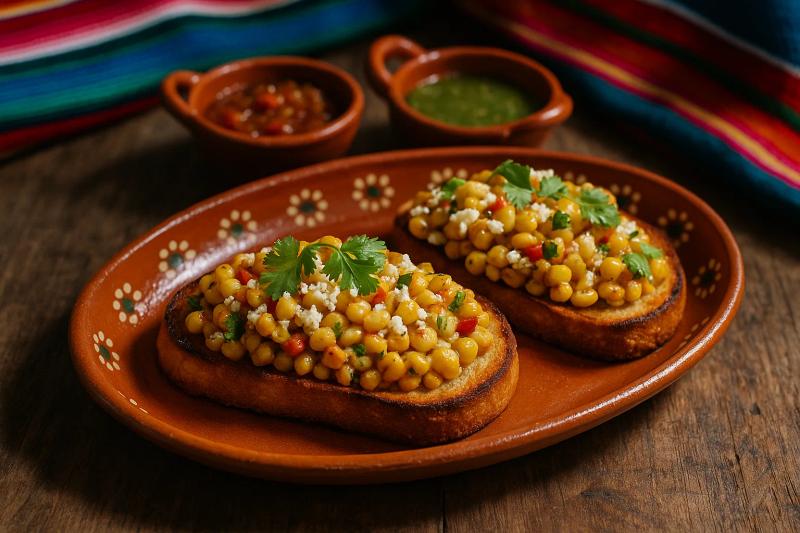 Bruschetta de Esquites