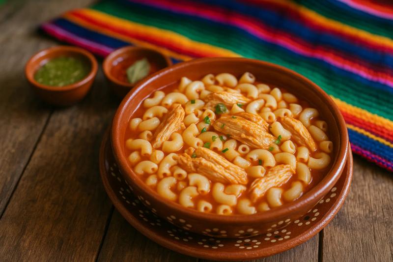 Sopa de Coditos con Pollo