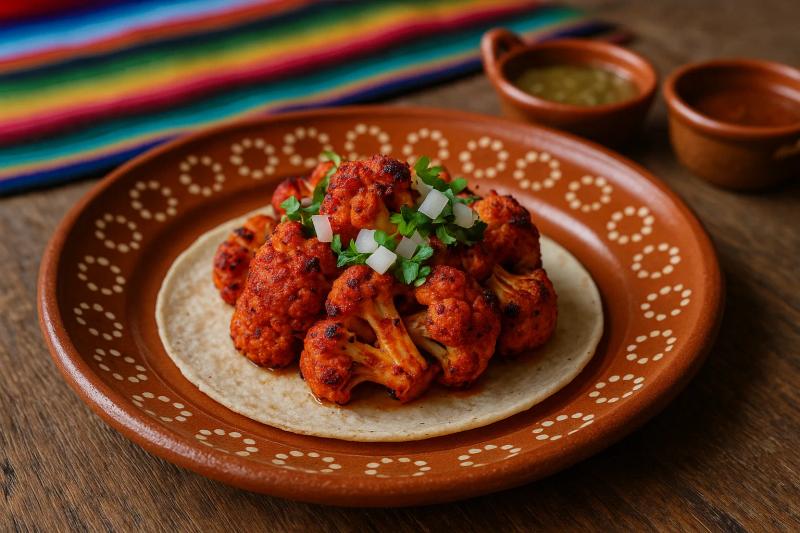 Taco de Coliflor Adobada