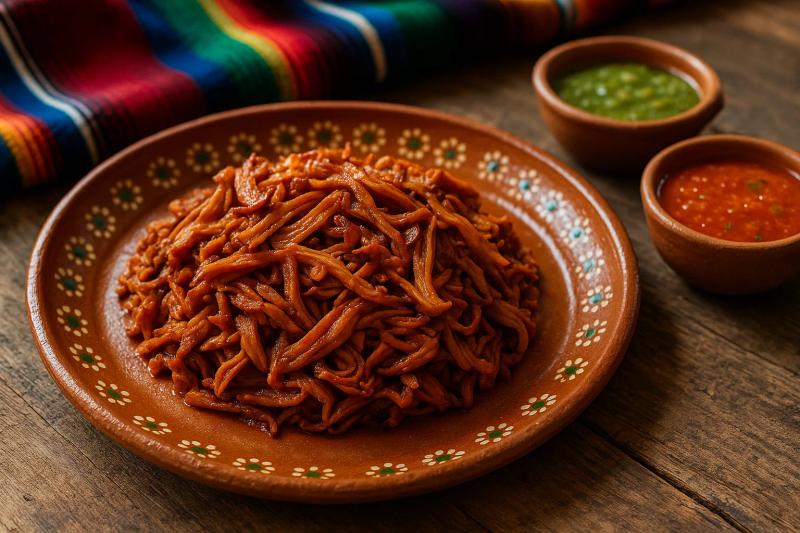 Carnitas de Setas al Achiote