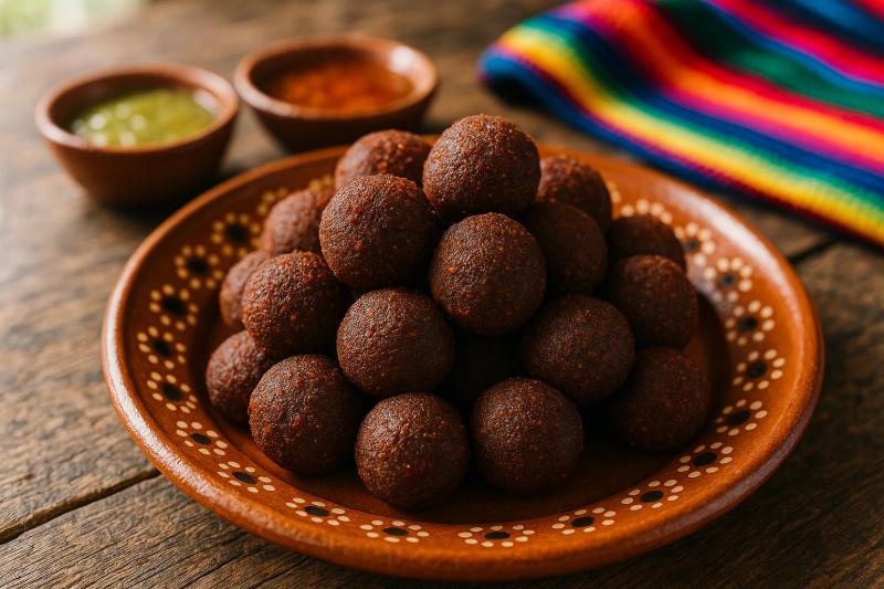 Bolitas de Tamarindo con Chile
