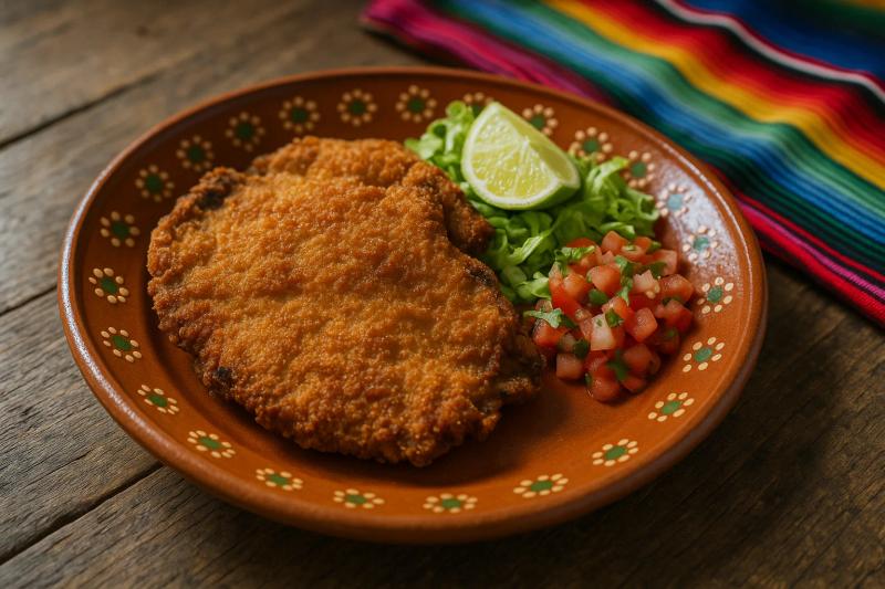 Foto de Milanesa de Setas Empanizada