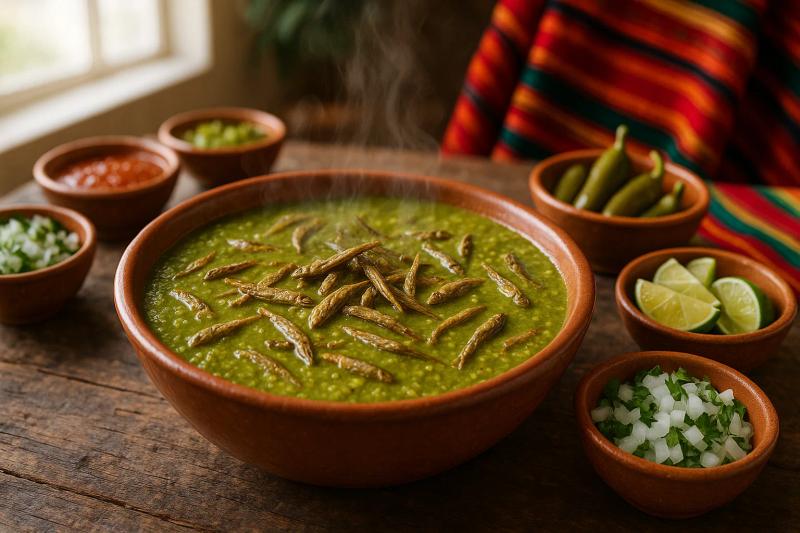 Pipián de Cuaresma con Charales